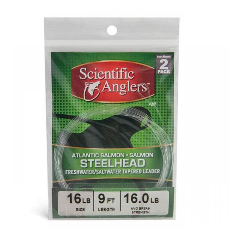 Salmon / Steelhead Leader 12ft (2-pack) - monfish